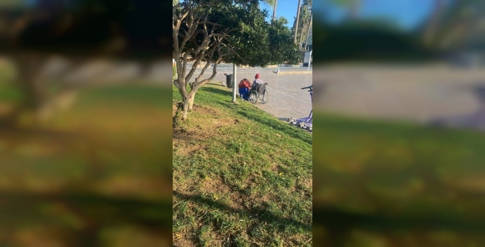 Parkta tek başına bırakılan Kıbrıs Gazisi için umut ışığı: Huzurevine yerleştirildi!