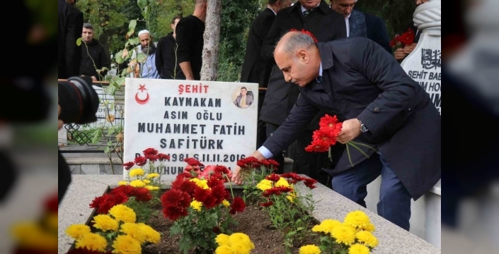 Şehit Kaymakam Safitürk, 9. yılında unutulmadı