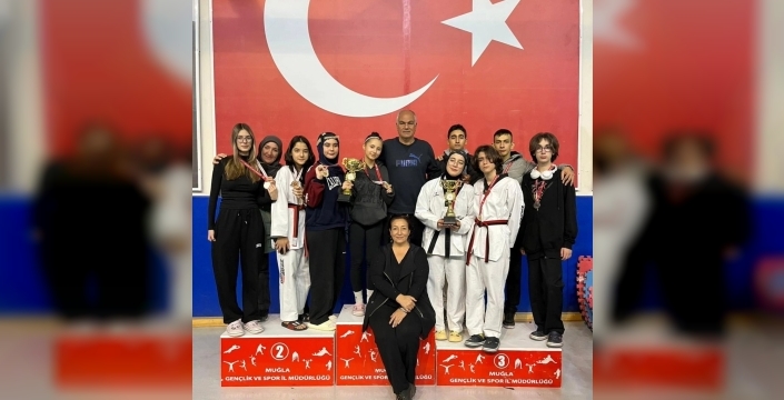 Türkiye şampiyonasında Köyceğiz rüzgarı: Taekwondocular kupaları topladı!