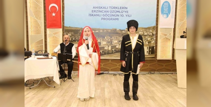 Ahıskalı Türklerin Erzincan'a yerleşmesinin 10. yılı coşkuyla kutlandı
