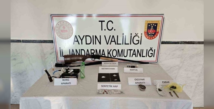 Aydın'da eş zamanlı uyuşturucu baskınında 3 kişi gözaltına alındı