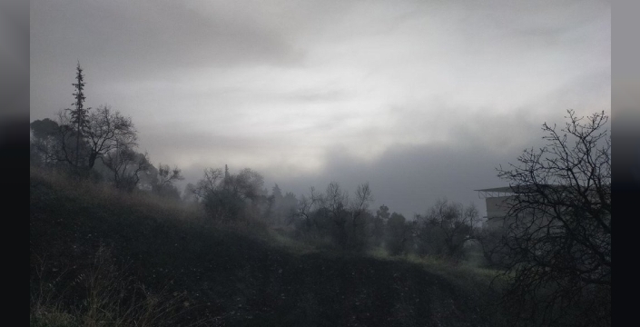 Aydın'ı sabah sisinin büyüsü sardı, kartpostallık manzaralar oluştu