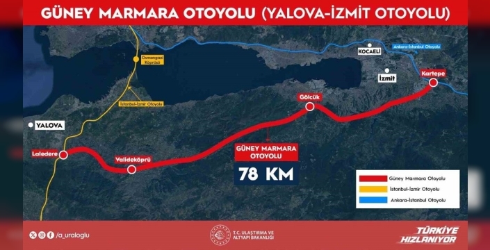 Bakan Uraloğlu'ndan Güney Marmara Otoyolu projesine dair önemli açıklamalar