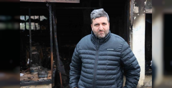 Bakkal dükkanını ateşe veren şahıs tutuklandı