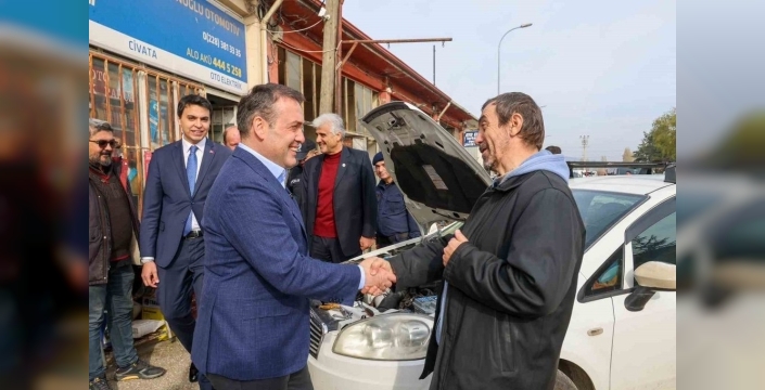 Bilecik Valisi Sözer, Pazaryeri esnafıyla buluştu ve talepleri dinledi