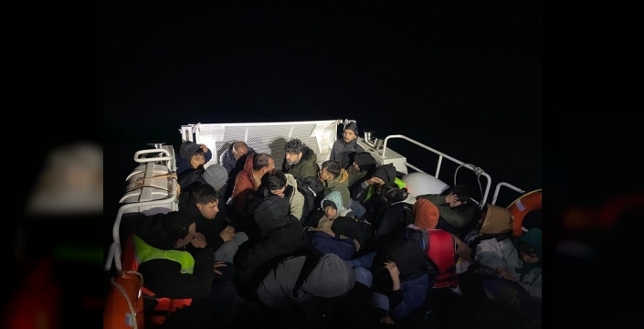 Bodrum açıklarında 39 düzensiz göçmen yakalandı