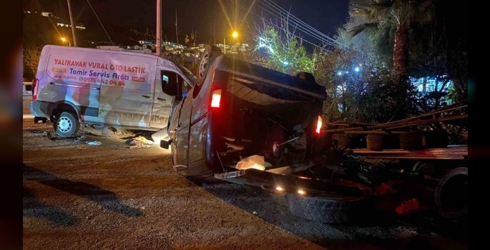 Bodrum'da kan donduran kaza: Genç sürücü hayatını kaybetti, 2 yaralı
