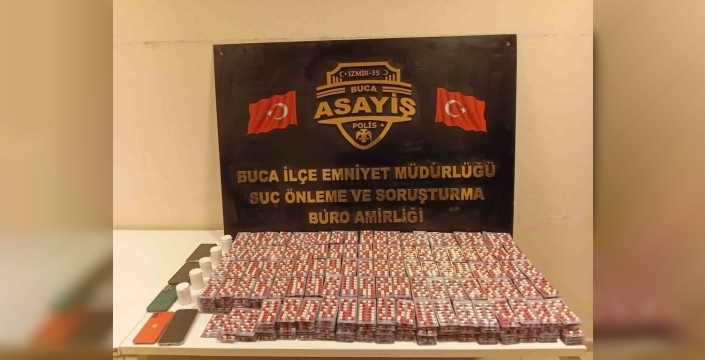 Buca'da uyuşturucu hap operasyonu: 11 bin 296 adet ele geçirildi