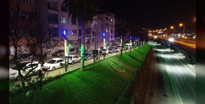 Canik sokakları tasarruflu ışıklarla aydınlanıyor