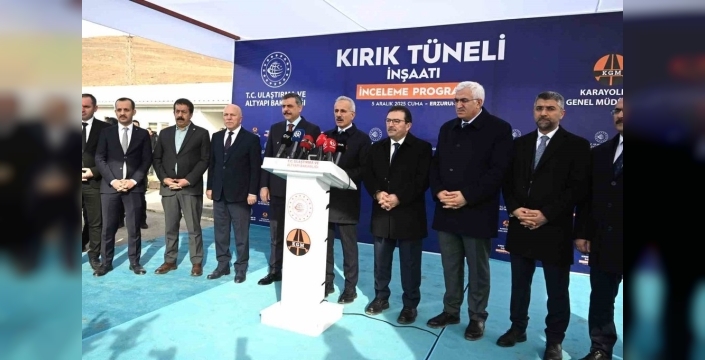 Dağların kalbine mühendislik imzası: Kırık Tüneli ile Erzurum-Rize arası 52 kilometre kısalıyor