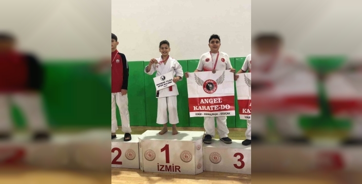 Efeler'den karate şampiyonasında çifte madalya başarısı