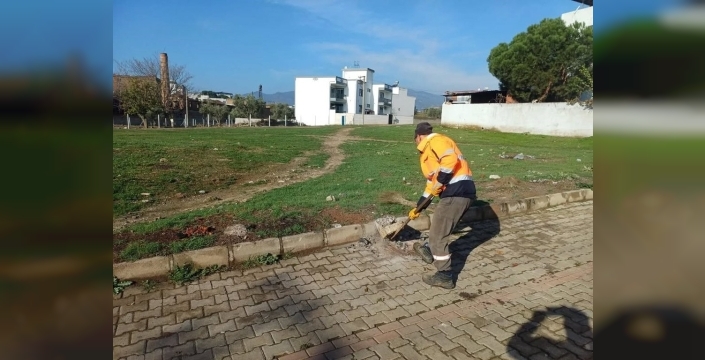 Germencik'te temizlik seferberliği sürüyor: Cemiyetler sonrası da titiz çalışma