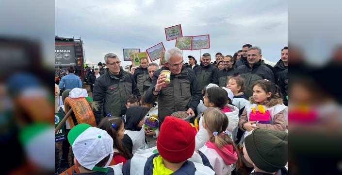 Harmancık'ta yanan 4 bin 256 hektar alan yeşerecek: Ağaçlandırma töreniyle başladı