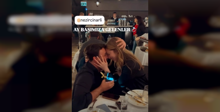 Hayal Köseoğlu, doğum gününde sevgilisi Nezir Çınarlı'dan evlilik teklifi aldı