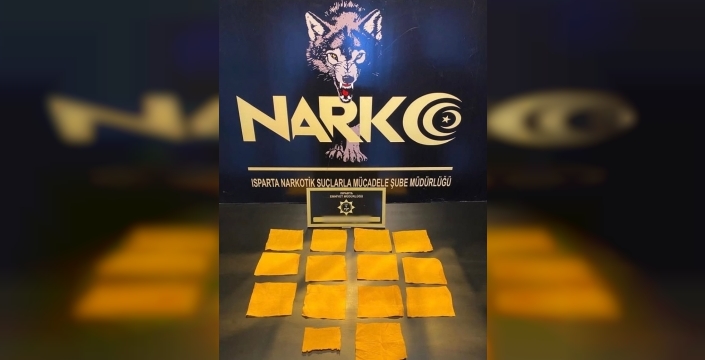 Isparta'da narkotik operasyonu: Kağıda emdirilmiş 4 bin 71 adet uyuşturucu ele geçirildi, 1 kişi tutuklandı