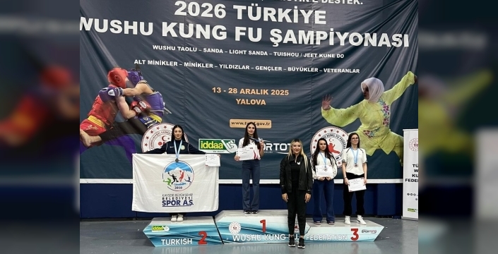 Kayseri Spor A.Ş.'den Wushu Kung Fu'da Madalya Yağmuru