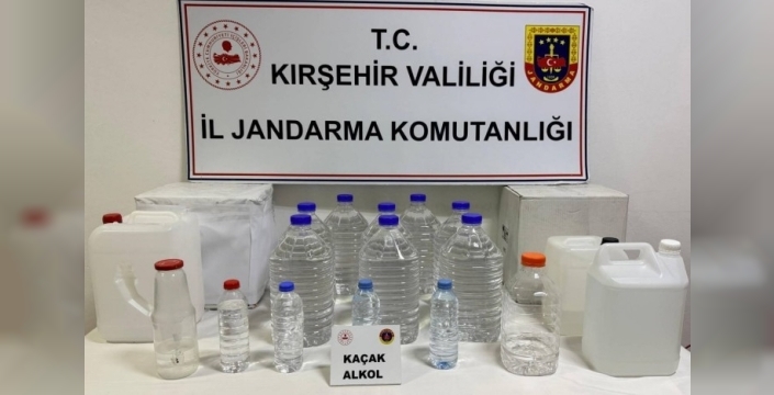 Kırşehir'de kaçak içki operasyonu: 62 litre ele geçirildi, bir kişi hakkında işlem yapıldı