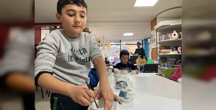 Kötekli Gençlik Merkezi’nde minik yetenekler sanatla buluşuyor