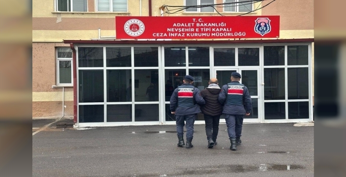 Nevşehir'de 18 yıl cezası bulunan firari yakalandı