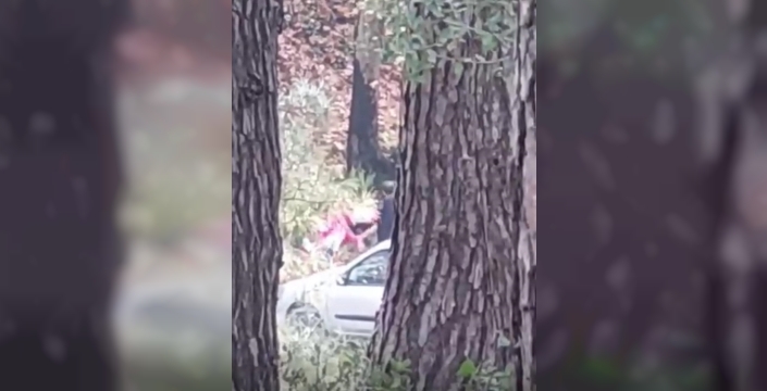 Ormanlık alanda sevgilisini darbeden şüpheli polis tarafından yakalandı