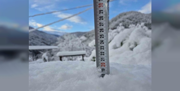Rize'de kar kalınlığı 1 metreyi aştı, 57 köy yolu ulaşıma kapandı