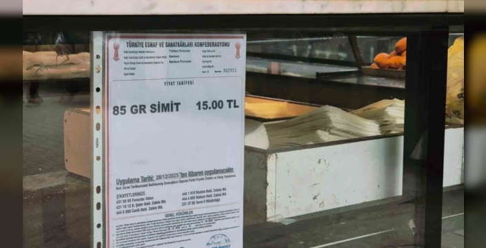 Samsun'da simit fiyatları cep yakacak: %20 zamla 15 lira oldu
