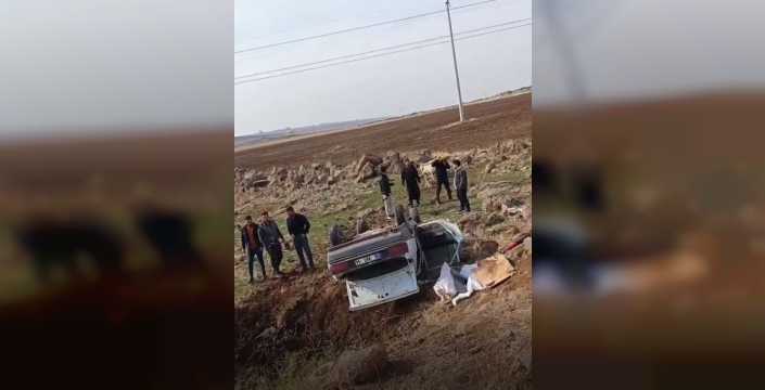 Siverek'te yürekler ağza geldi: Otomobil köprüden böyle uçtu!