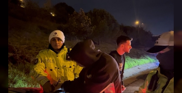 Tekirdağ'da sürücü değişikliği, trafik polisinin dikkatinden kaçmadı