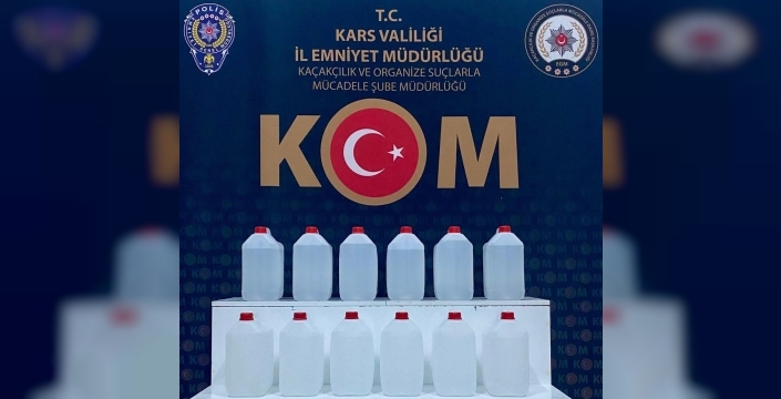 Yılbaşı öncesi Kars'ta kan donduran operasyon: Sahte içkiler ve 13 gözaltı!