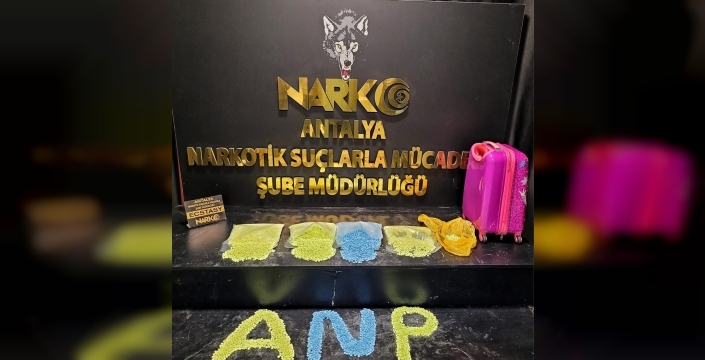Antalya'da büyük uyuşturucu operasyonu: 15 bin hap ele geçirildi