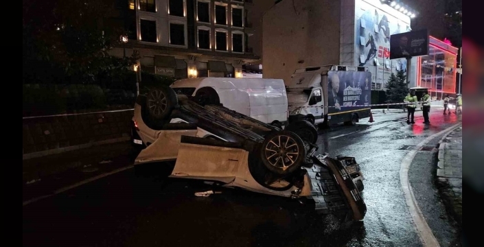 Beşiktaş'ta alkollü sürücü dehşet saçtı: 2 yaralı