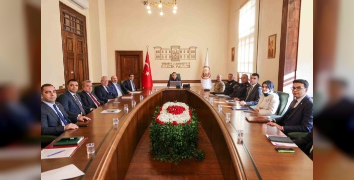 Bilecik’te asayiş ve güvenlik toplantısı yapıldı