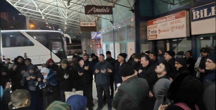 Bilecik'te umreciler kutsal topraklara uğurlandı