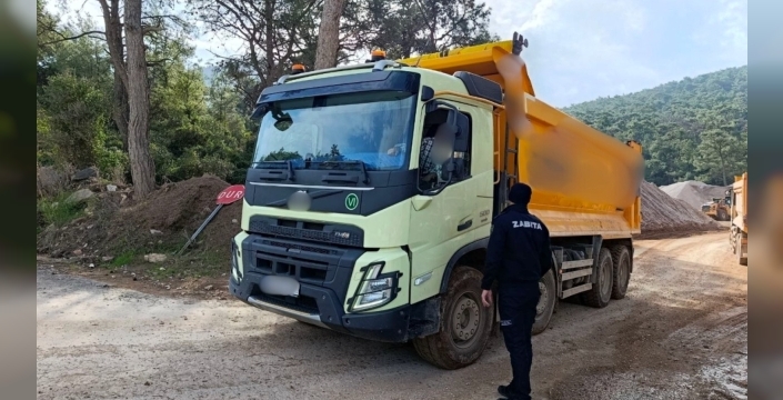 Bodrum'da inşaat atığı döküldü: 418 bin TL ceza kesildi