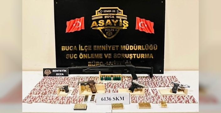 Buca'da uyuşturucu ve kaçakçılığa büyük darbe: 3 kişi yakalandı