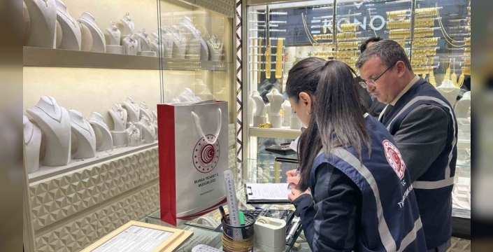 Bursa'da denetim fırtınası: Marketlerden kuyumculara dev cezalar yağdı!