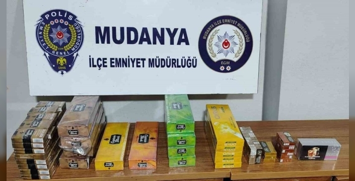 Bursa'da kaçak sigara operasyonu: 2 gözaltı, 219 paket ele geçirildi