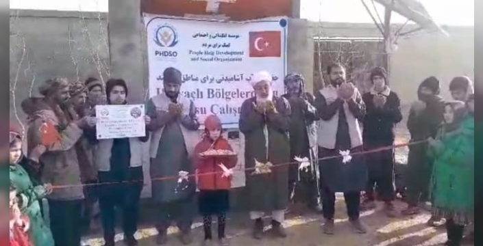 Bursalı hayırsever kadınlardan Afganistan'a su kuyusu desteği