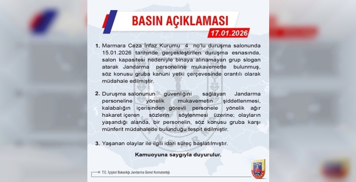 Cezaevi önündeki gerginlik: Jandarma'dan 'orantılı müdahale' açıklaması