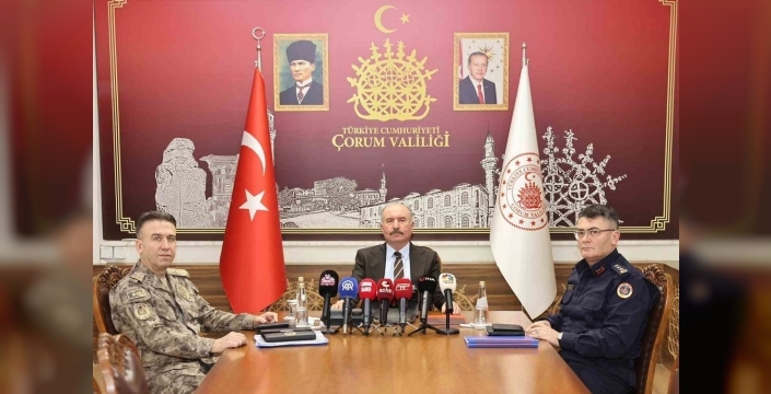 Çorum'da suç oranları düştü: Hırsızlıkta yüzde 40, trafik ölümlerinde yüzde 44 azalma