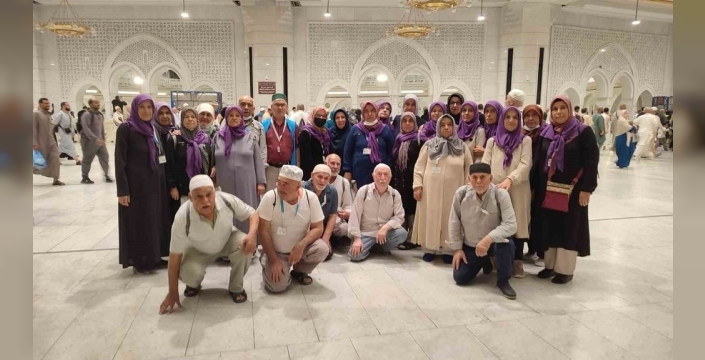 Denizlili umreciler Kâbe'de duygusal bir veda gerçekleştirdi
