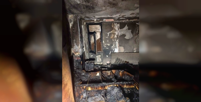 Diyarbakır'da otelde çıkan yangında 10 kişi dumandan etkilendi