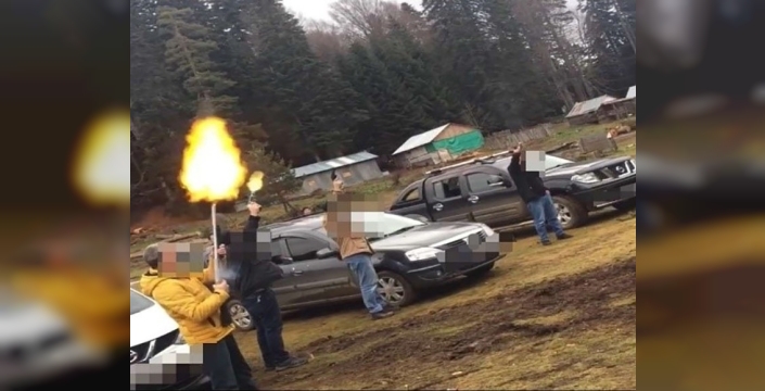 Düzce'de havaya ateş edip sosyal medyada paylaşan 8 kişi yakalandı