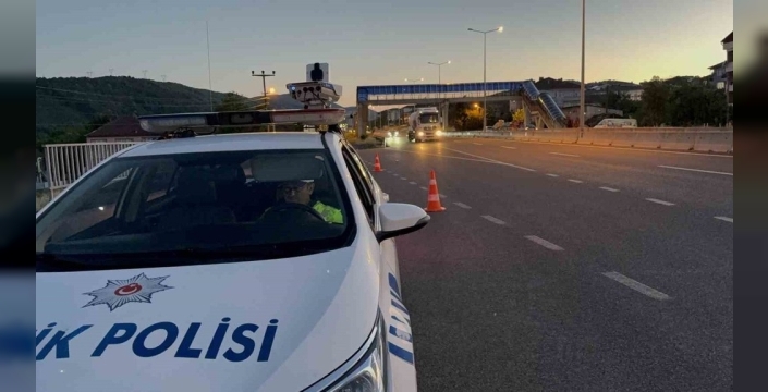 Düzce'de trafik denetimlerinde 133 bin sürücüye ceza kesildi