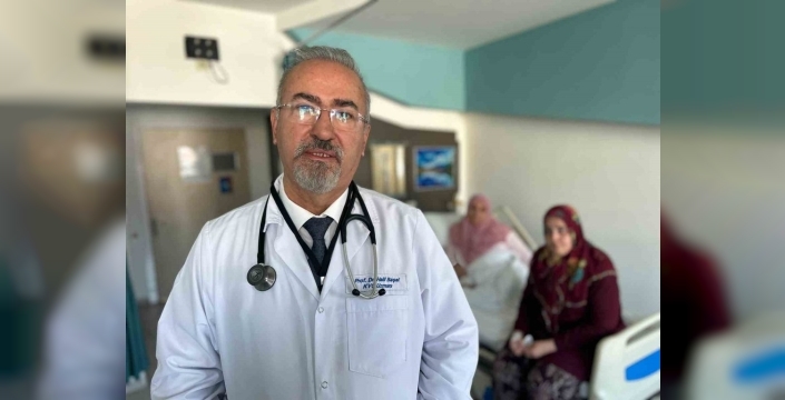 Gebelikte fark edilen şah damarı tümörü Van'da başarılı bir şekilde alındı