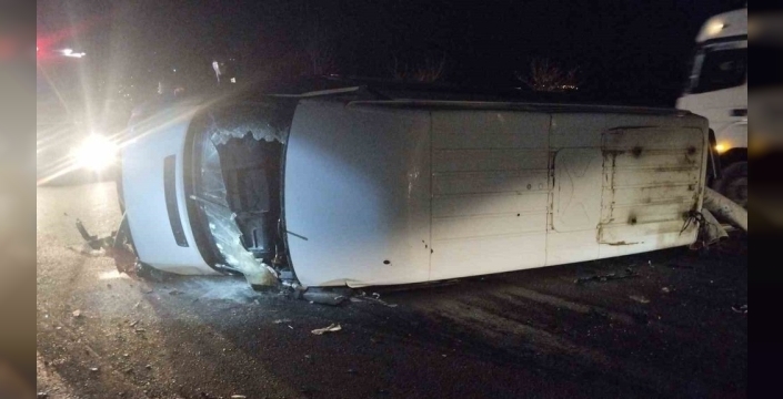 Hatay'da feci kaza: 1 ölü, 6 yaralı