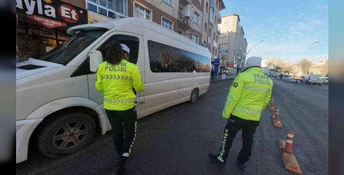 Karaman'da toplu taşıma araçlarına denetim yapıldı