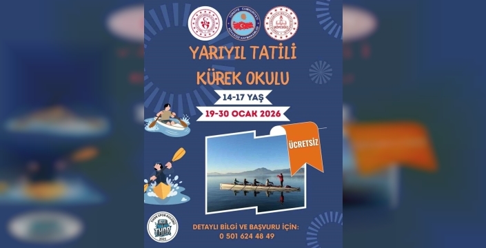 Köyceğiz'de yarıyıl tatili kürek okulu başlıyor