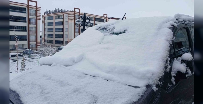 Kulp ilçesi kar yağışıyla beyaza büründü