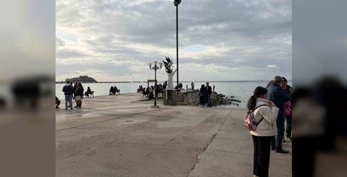 Kuşadası'nda fırtına sonrası bahar havası